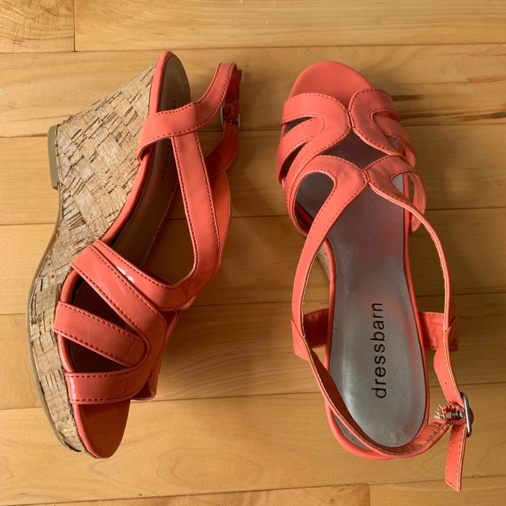 Coral Wedges from Dressbarn